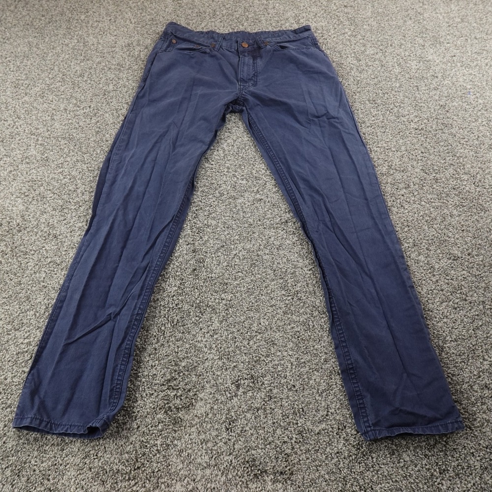 VTG Polo Ralph Lauren Jeans Mens 31X30 Blue Denim Pants Varick Slim Straight 90s